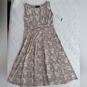 Gorgeous brand new taupe dress